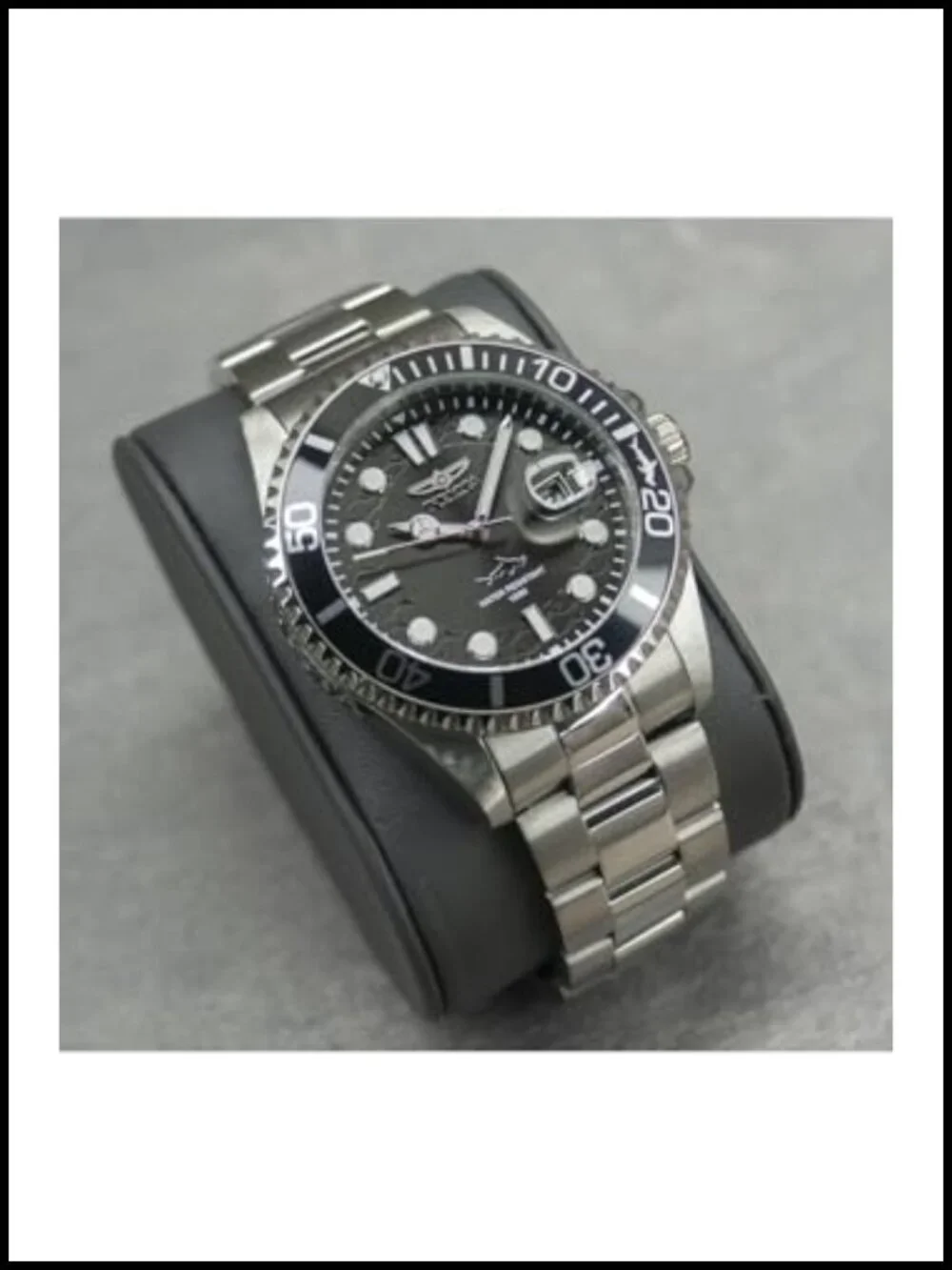 Men's Pro Diver Quartz Watch Stainless Steel 43mm Water Resistant